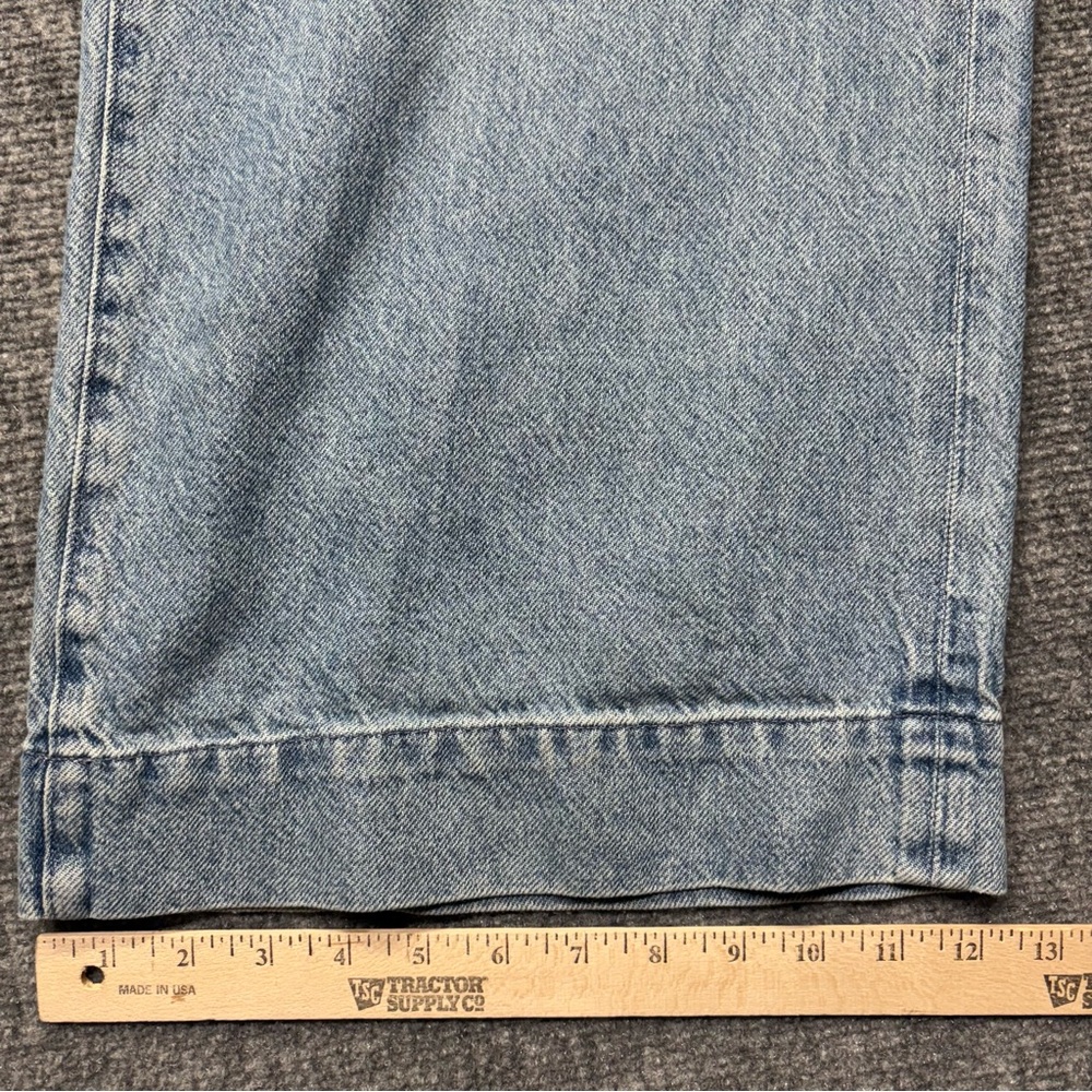 Madewell Jeans Womens 33 (38x31) Blue Super Wide Leg Preppy Modern Denim Skater - Picture 10 of 14